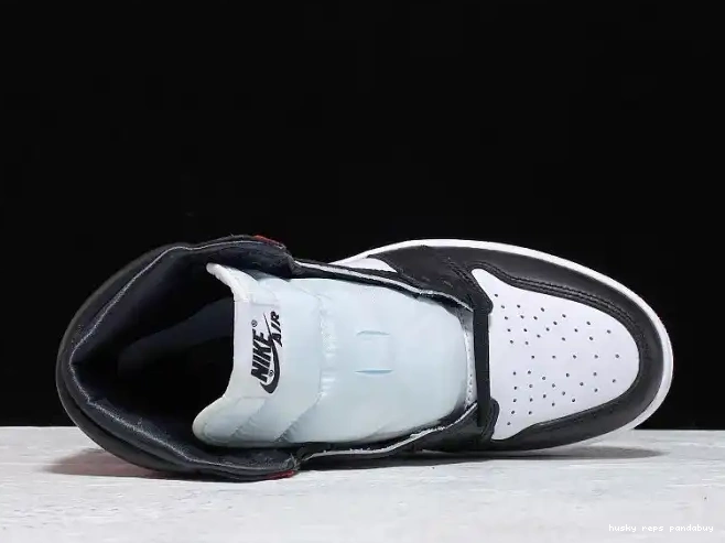 Rep Husky Toe 1 Satin Jordan Black Retro High Air CD0461-016 0322